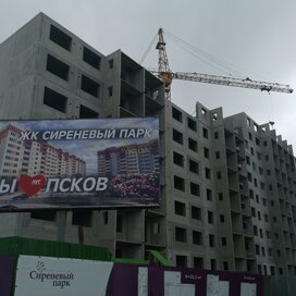 Ход строительства в ЖК «Сиреневый парк» за Июль — Сентябрь 2022 года, 1