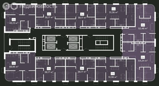 54,2 м², 4-комнатная квартира 10 522 560 ₽ - изображение 30