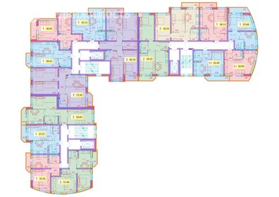 Квартира 56 м², 2-комнатная - изображение 3