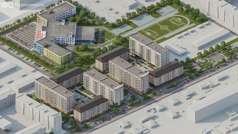 65,3 м², 3-комнатная квартира 9 500 000 ₽ - изображение 68