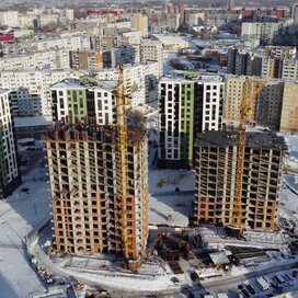 Ход строительства в ЖК «Парковый» за Январь — Март 2024 года, 1