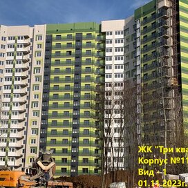 Ход строительства в ЖК «Три квартала» за Октябрь — Декабрь 2023 года, 5