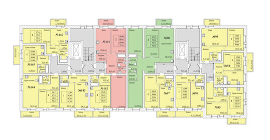 Квартира 46,6 м², 1-комнатная - изображение 2