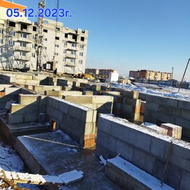 Ход строительства в ЖК «Солнечный» за Октябрь — Декабрь 2023 года, 3
