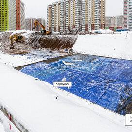 Ход строительства в ЖК «Большое Путилково» за Январь — Март 2024 года, 2