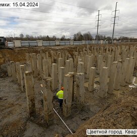 Ход строительства в ЖК «Цветной город» за Апрель — Июнь 2024 года, 6