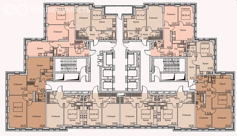 Квартира 46,7 м², 1-комнатная - изображение 2