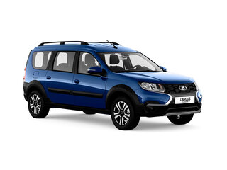 2025 Lada (ВАЗ) Largus Cross I Рестайлинг, синий, 2087000 рублей, вид 1