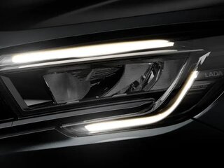 LED фары ближнего и дальнего света