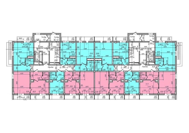 117,8 м², 3-комнатная квартира 14 300 000 ₽ - изображение 54