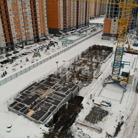 Ход строительства в микрорайоне «Губернский» за Январь — Март 2021 года, 5