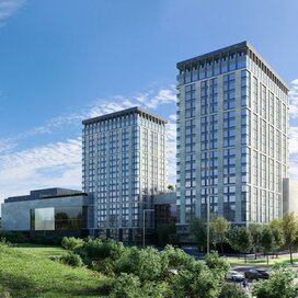 Купить двухкомнатную квартиру с высокими потолками в апарт-комплексе West Tower в Москве и МО - изображение 1