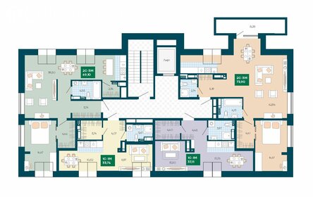 37 м², 1-комнатная квартира 4 750 000 ₽ - изображение 63