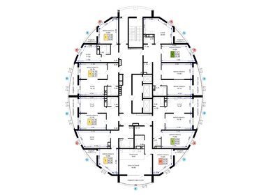 150,4 м², 3-комнатная квартира 16 500 000 ₽ - изображение 66