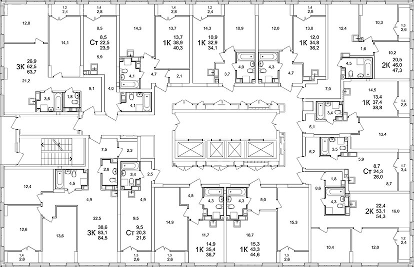 35 м², 1-комнатная квартира 5 700 000 ₽ - изображение 30
