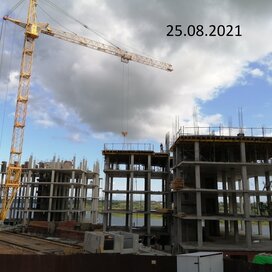 Ход строительства в ЖК «Видный» за Июль — Сентябрь 2021 года, 4