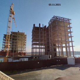 Ход строительства в ЖК «Видный» за Октябрь — Декабрь 2021 года, 4