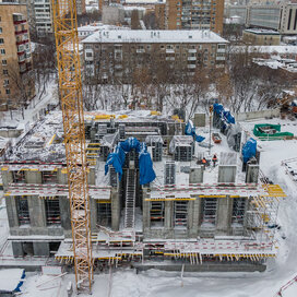 Ход строительства в ЖК «Павелецкая Сити» за Январь — Март 2022 года, 1