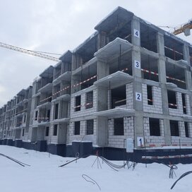 Ход строительства в ЖК «Равновесие» за Январь — Март 2022 года, 2