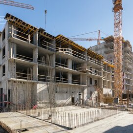 Ход строительства в ЖК «Стрижи в Невском 2» за Январь — Март 2022 года, 2