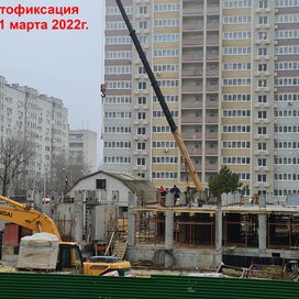 Ход строительства в ЖК «Бух» за Январь — Март 2022 года, 3