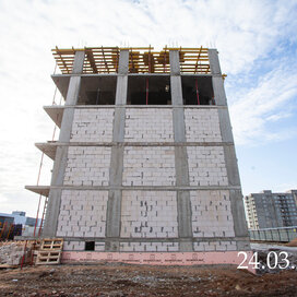Ход строительства в ЖК «Завеличенская 24» за Январь — Март 2022 года, 3