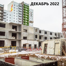 Ход строительства в ЖК «Медовый» за Октябрь — Декабрь 2022 года, 6