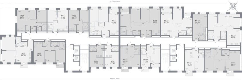 Квартира 69,7 м², 2-комнатная - изображение 2