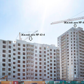 Ход строительства в жилом районе «Южный город» за Апрель — Июнь 2025 года, 2