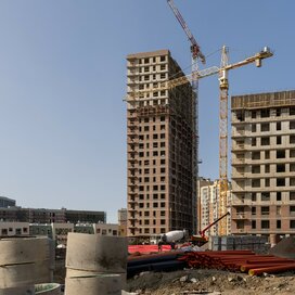 Ход строительства в ЖК «Юнтолово» за Апрель — Июнь 2025 года, 3