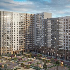 Купить квартиру - студию с ремонтом в ЖК «1-й Шереметьевский» в Москве и МО - изображение 1