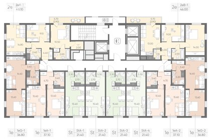 Квартира 37,1 м², 1-комнатная - изображение 2