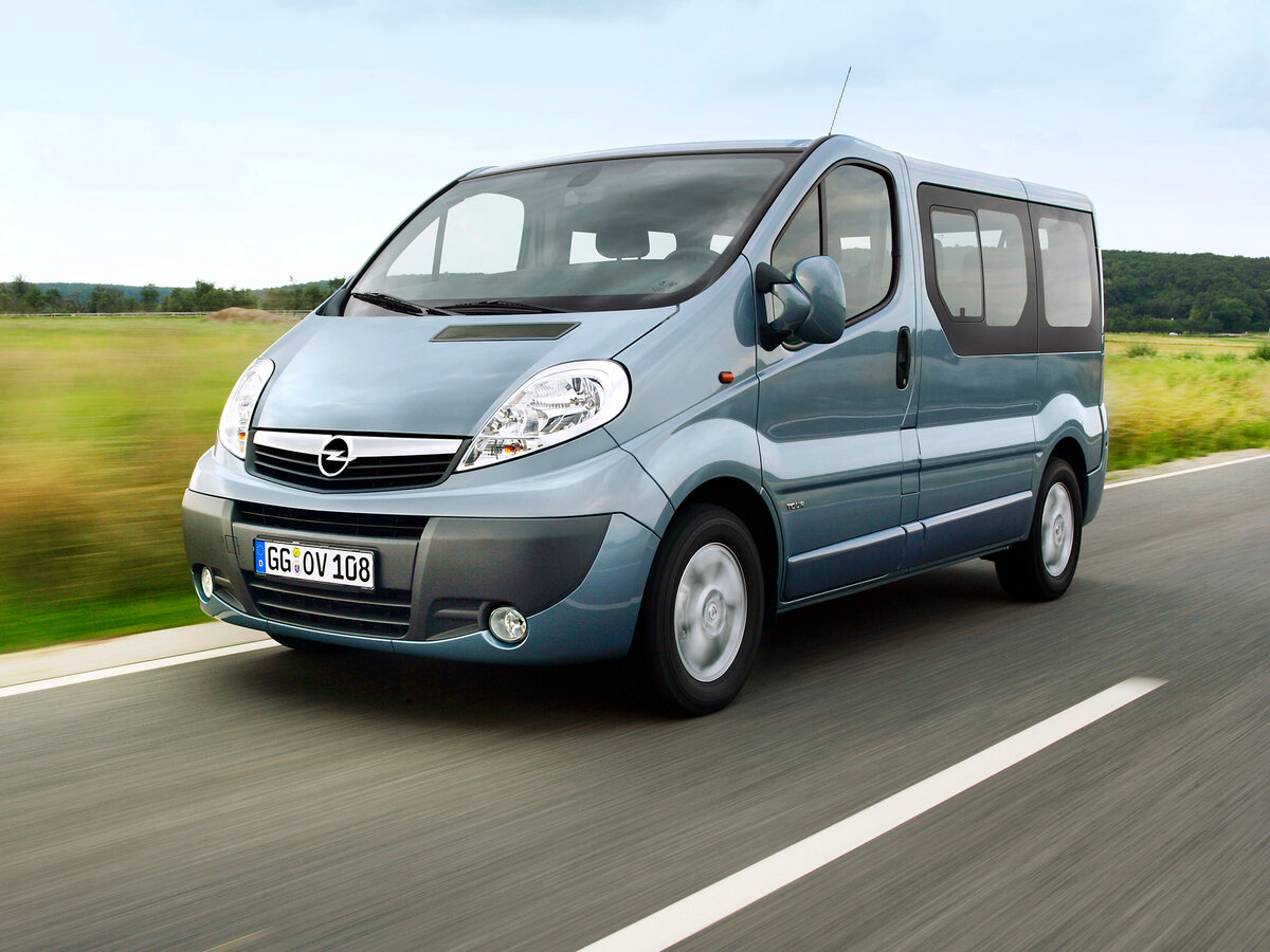 Opel Vivaro A Рестайлинг, Минивэн: фото поколения