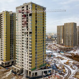 Ход строительства в жилом квартал «LIFE Варшавская» за Январь — Март 2020 года, 5