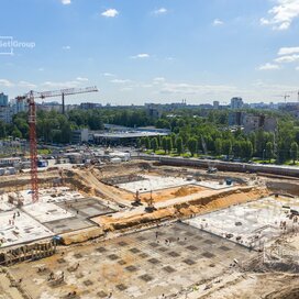 Ход строительства в ЖК «Панорама парк Сосновка» за Апрель — Июнь 2020 года, 2