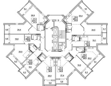 Квартира 44,8 м², 1-комнатная - изображение 2