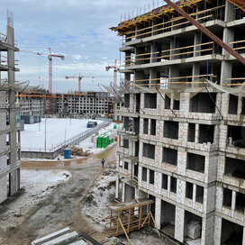 Ход строительства в новых Ватутинках мкр. «Центральный» за Январь — Март 2023 года, 3