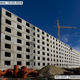 Ход строительства в ЖК «Ржевский парк» за Январь — Март 2024 года, 3