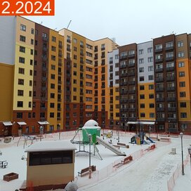 Ход строительства в ЖК «Римский» за Октябрь — Декабрь 2024 года, 4