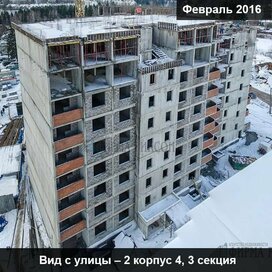 Ход строительства в ЖК «Сходня Парк» за Январь — Март 2016 года, 6