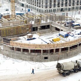 Ход строительства в жилом комплексе «Варшавское шоссе 141» за Январь — Март 2017 года, 2