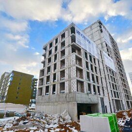 Ход строительства в микрорайоне «Щитниково Янтарный» за Январь — Март 2017 года, 2