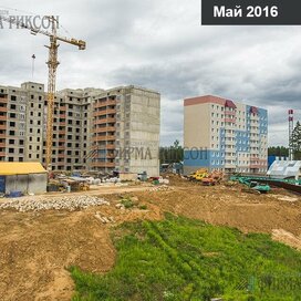 Ход строительства в ЖК «Сходня Парк» за Апрель — Июнь 2016 года, 2