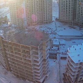 Ход строительства в микрорайоне «Центральный (ДУКС)» за Январь — Март 2018 года, 2