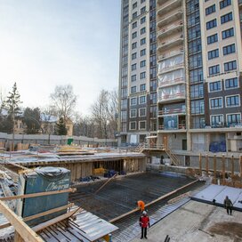 Ход строительства в ЖК «Тимирязев парк» за Январь — Март 2018 года, 2