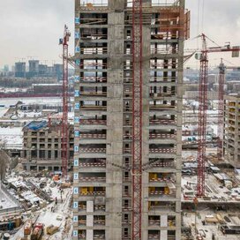 Ход строительства в ЖК «Павелецкая Сити» за Январь — Март 2021 года, 6