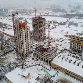 Ход строительства в ЖК «Павелецкая Сити» за Январь — Март 2021 года, 3