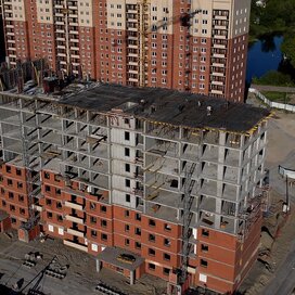 Ход строительства в ЖК «Солнечные часы» за Апрель — Июнь 2021 года, 3