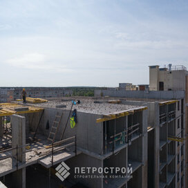 Ход строительства в ЖК «Ломоносовъ» за Июль — Сентябрь 2021 года, 1