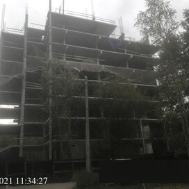 Ход строительства в жилом доме Курья Парк за Июль — Сентябрь 2021 года, 2